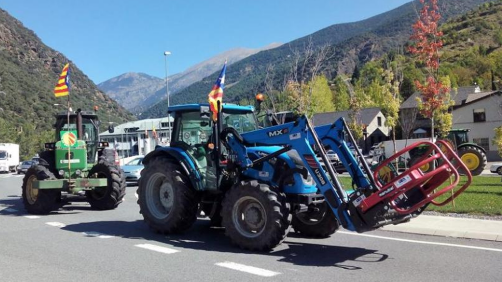 Protestas de Campesinos en la seu Amenazan el Acceso a Andorra