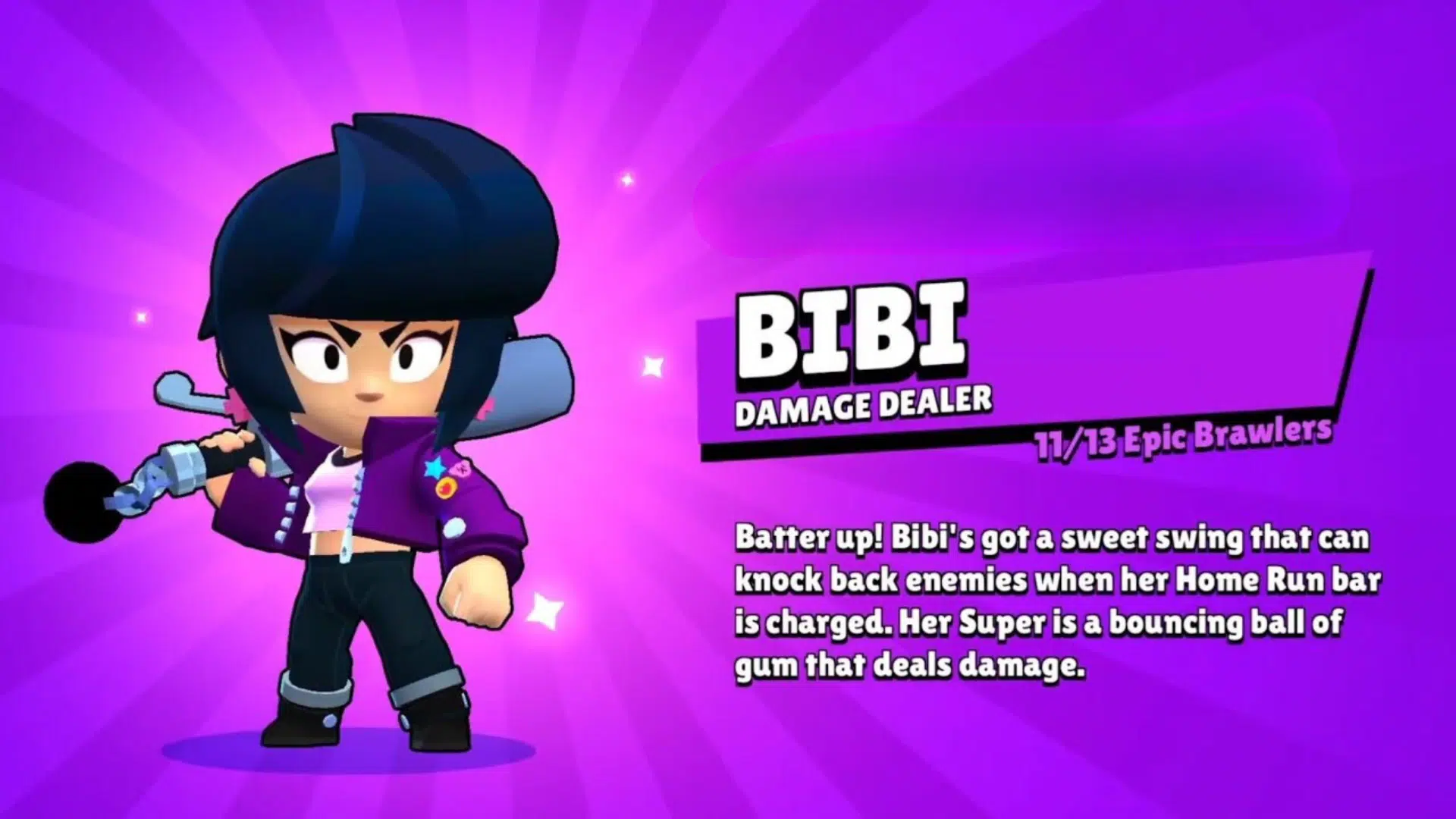 Cuántos años tiene Bibi de Brawl Stars