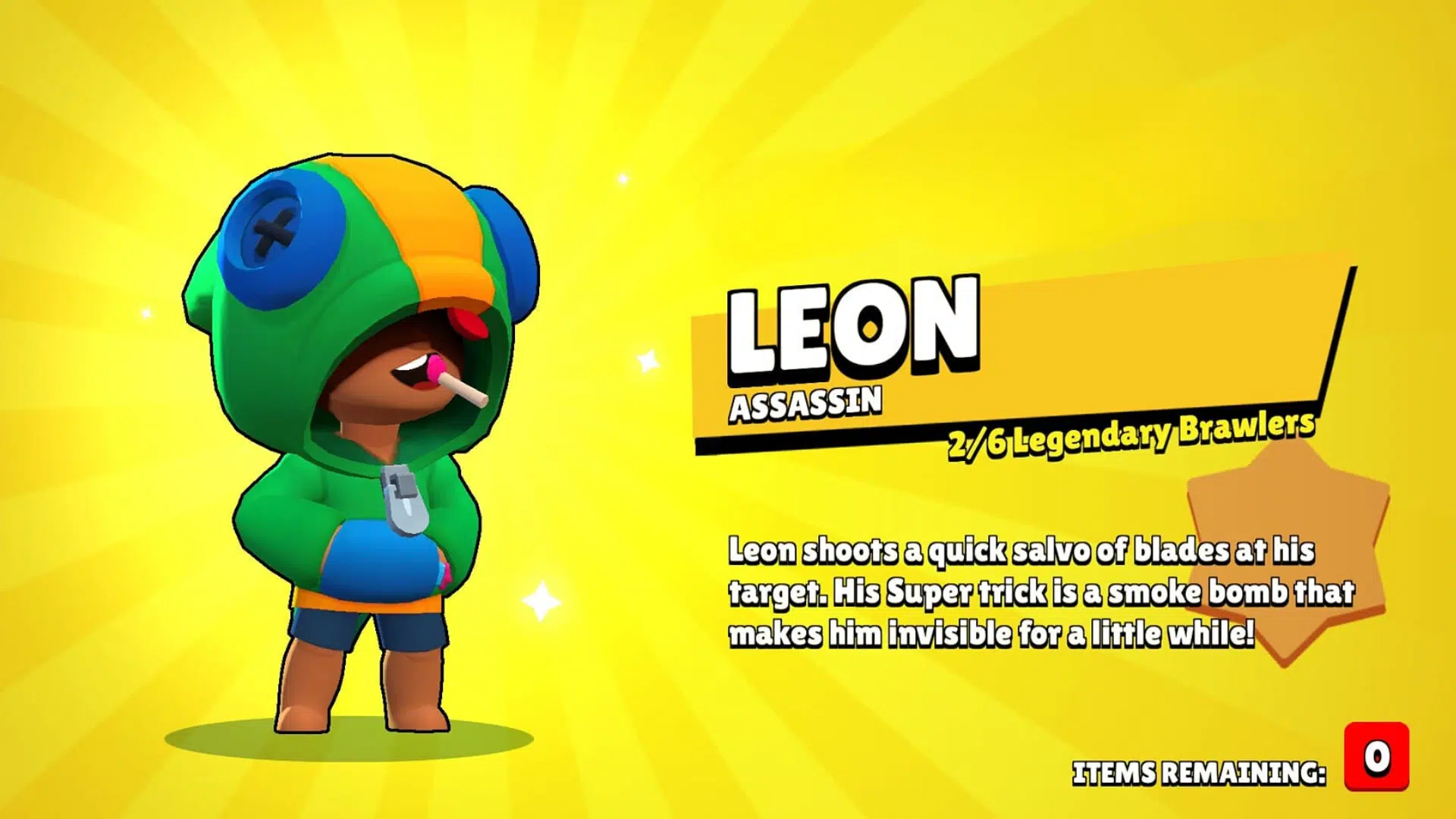 Leons Sätze in Brawl Stars