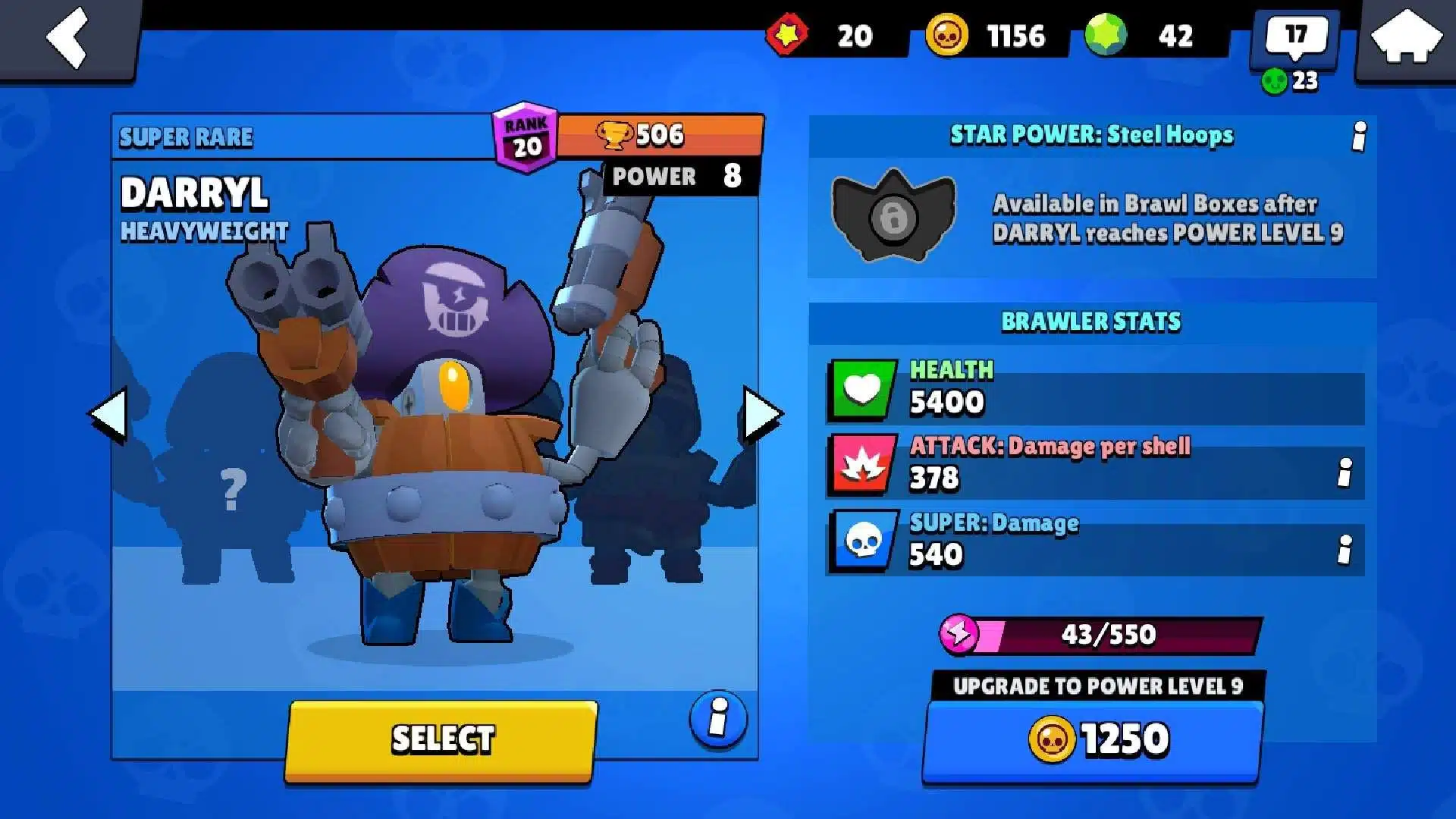 Cómo conseguir a Darryl en Brawl Stars