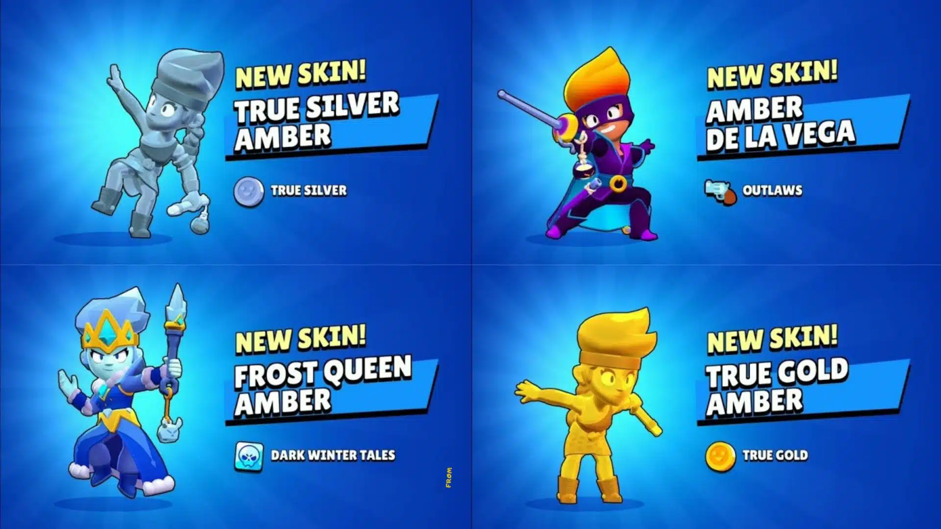 All Amber Skins in Brawl Stars