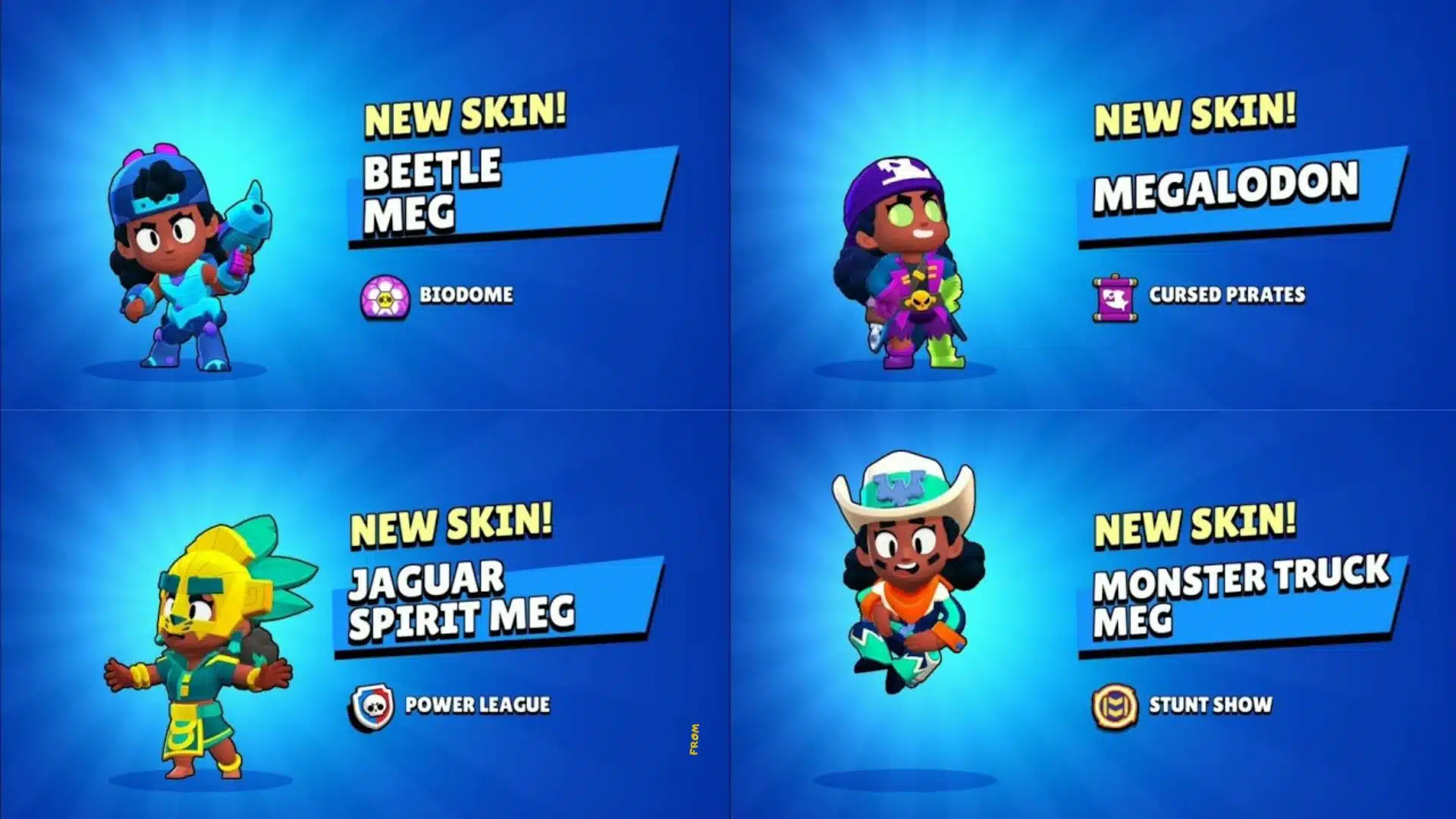 All Meg Skins in Brawl Stars