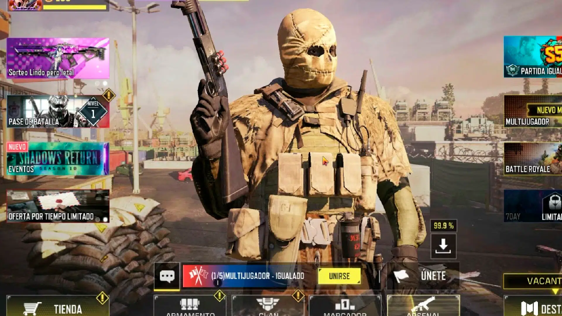 не могу зайти в call of duty warzone mobile