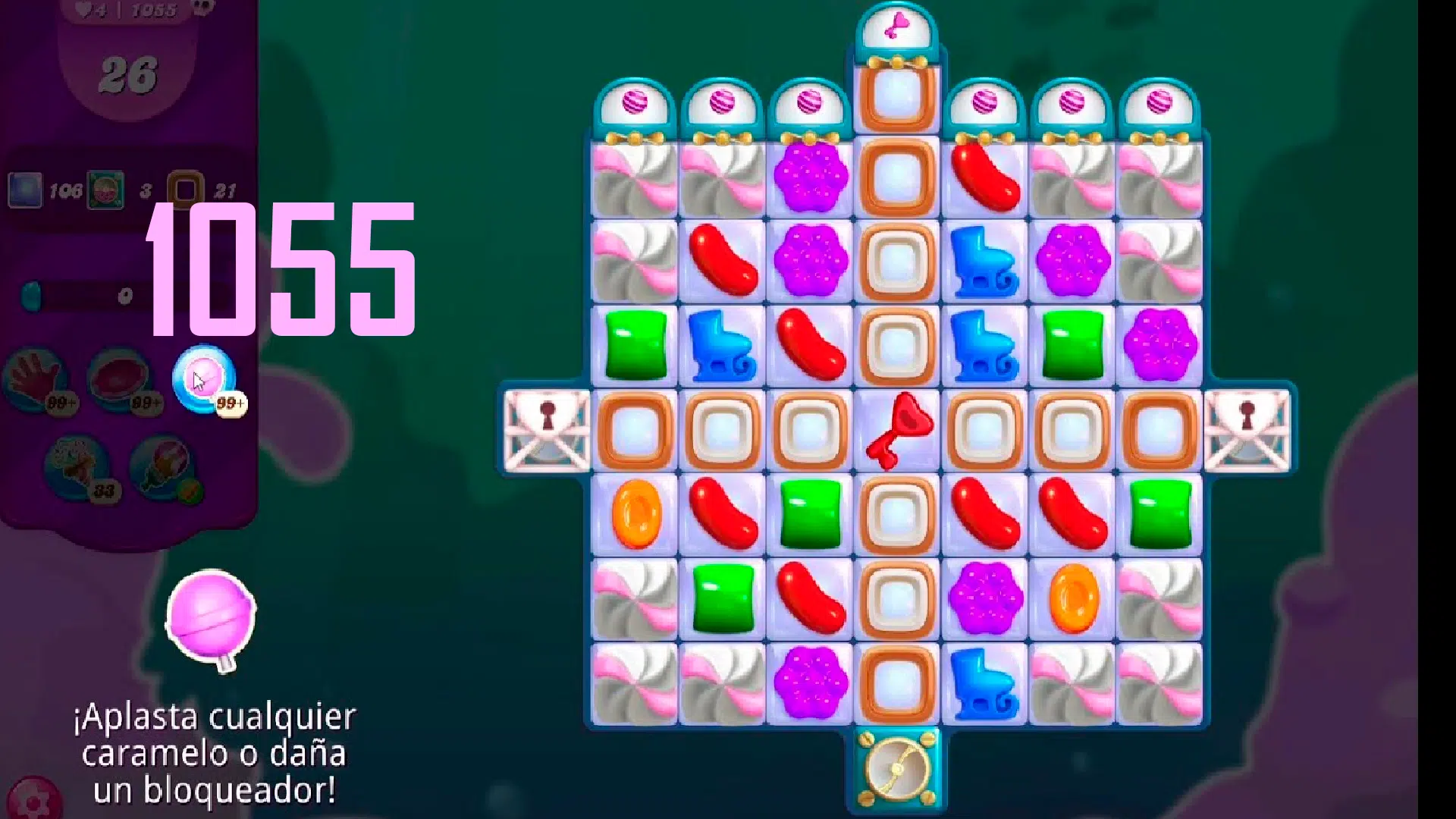 How To Pass Level 1055 On Candy Crush Como pasar el nivel 1055 de Candy crush saga